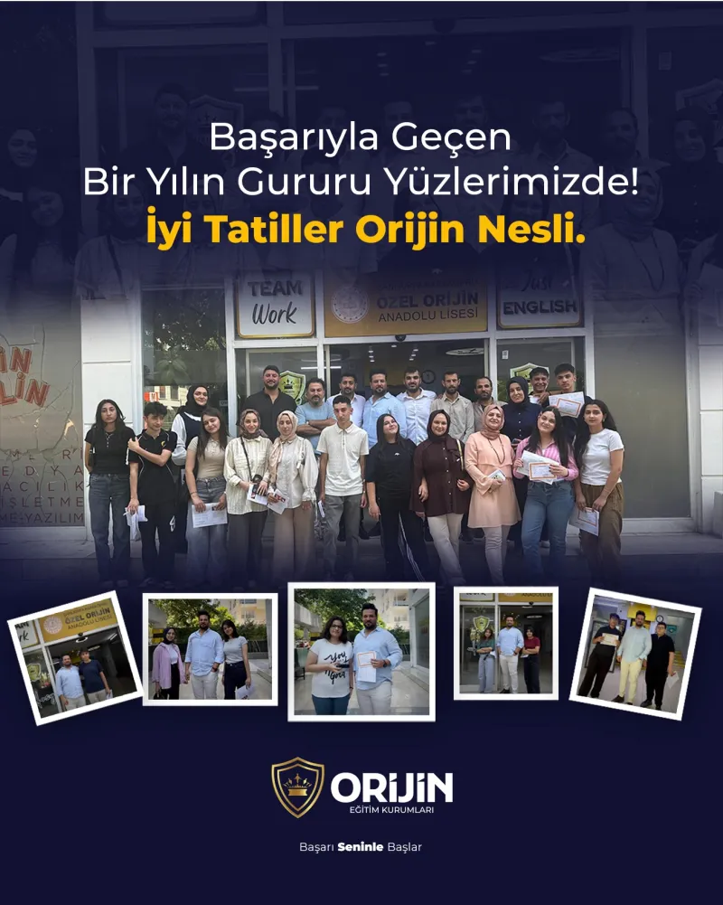 Başarıyla geçen bir yılın gururu