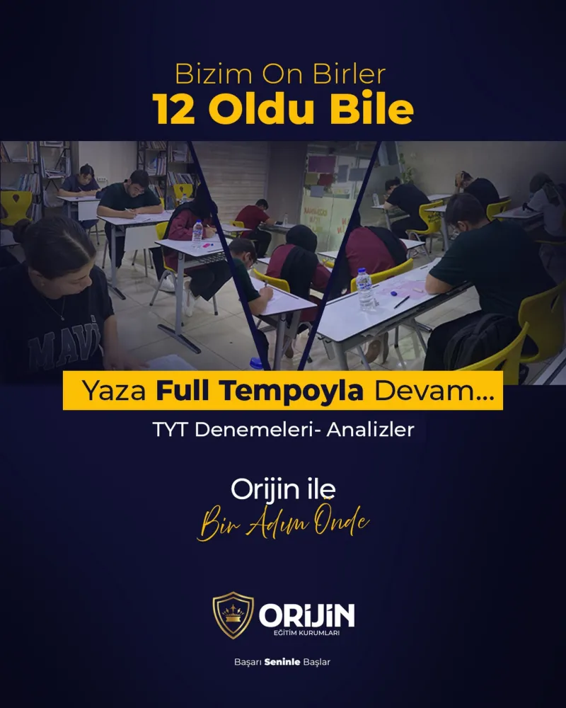 12. sınıflarımız YKS hazırlığına başladı